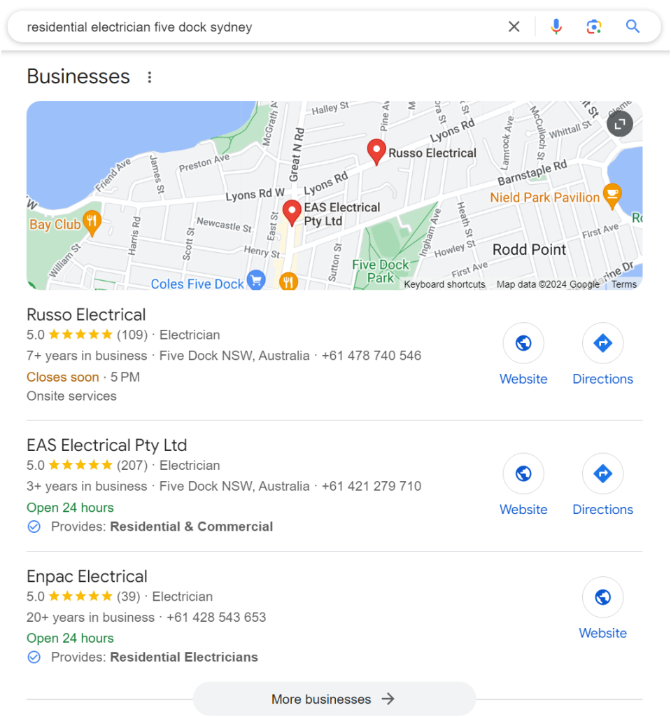 Long Tail Keywords in Local Search